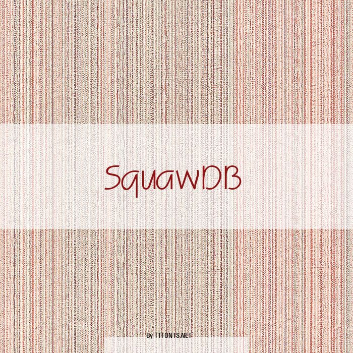Squaw DB example